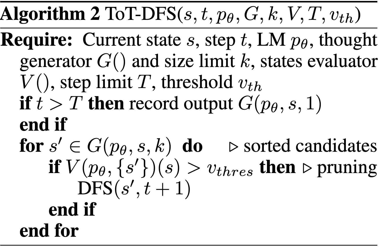 Tree-of-Thought with DFS