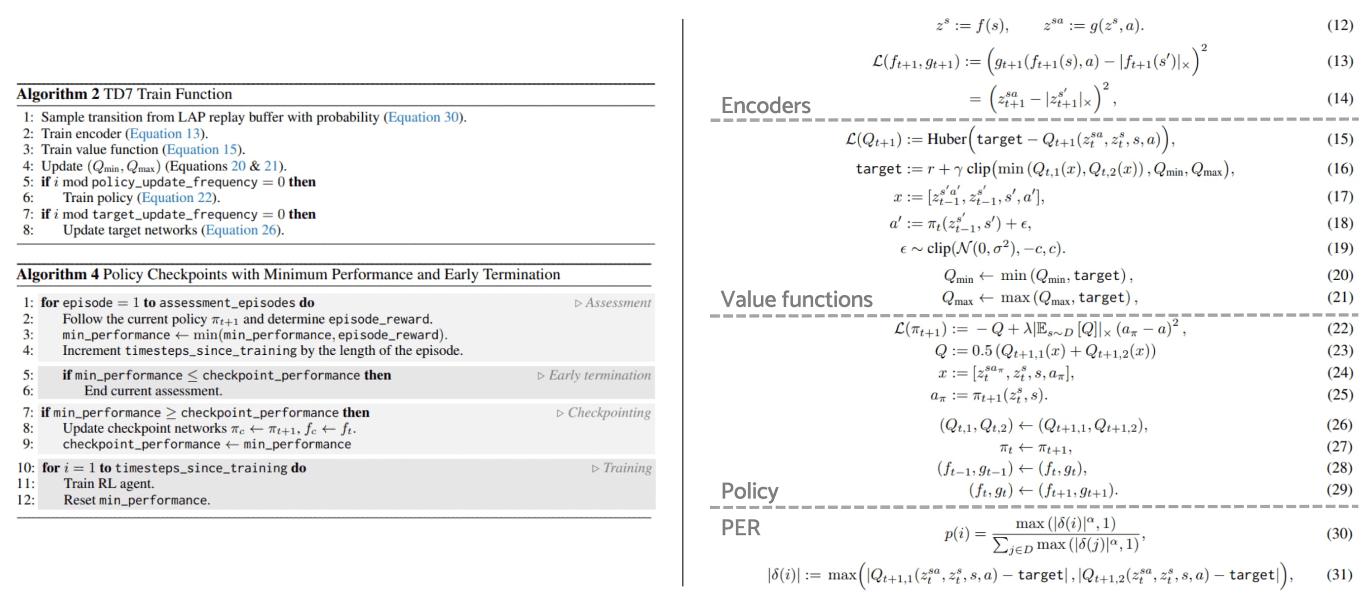 TD7 Algorithm